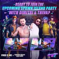 Free Fire has collaborated with Dimitri Vegas and Like Mike (Image via Free Fire)